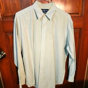 Ralph lauren blake collection 100% cotton Long sleeve dress shirt size large